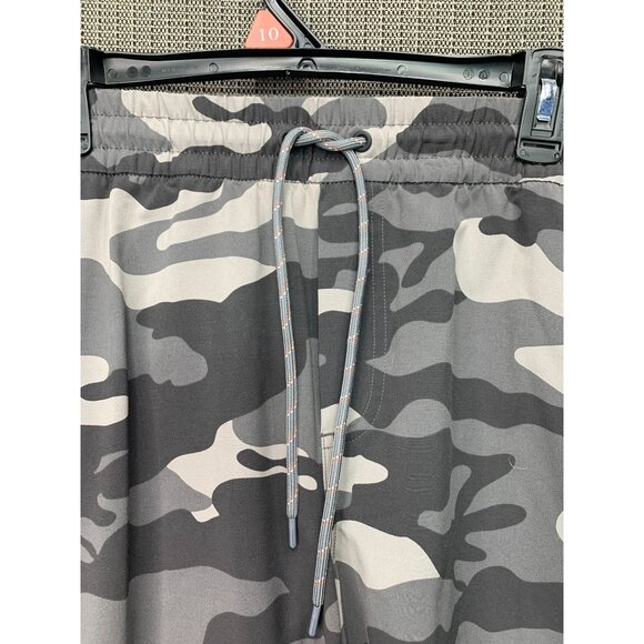 George Mens 2XL (44-46) Grey Camo Pull-On Shorts Moisture Wicking Above Knee - Picture 5 of 8